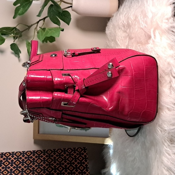 Coach NWTs Peyton Embossed Patent Leather Carryall Tote Bag - Picture 9 of 15